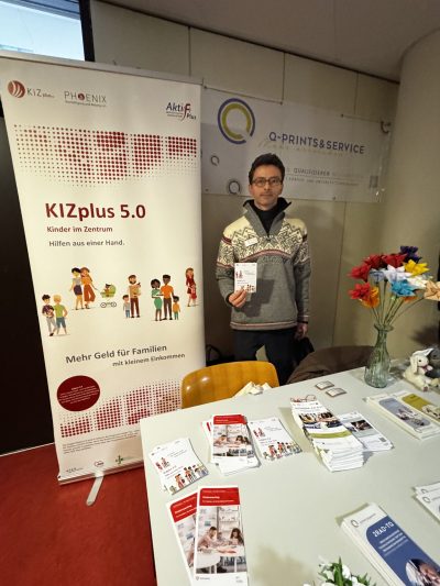 Infostand beim Markt der Möglichkeiten in Pforzheim